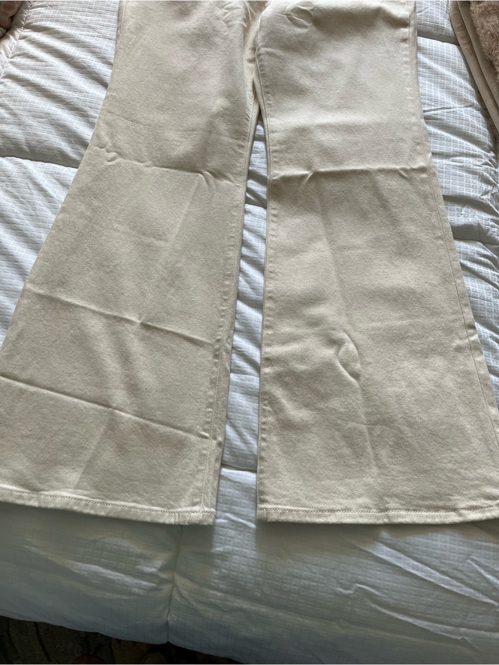 J. Crew Cream High-Rise Wide Leg Jeans NWT size 30 - Picture 8 of 8